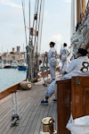 'Moonbeam IV - Voiles d'Antibes 2012' - 'De retour de rgate au Port vauban' Réf:035  